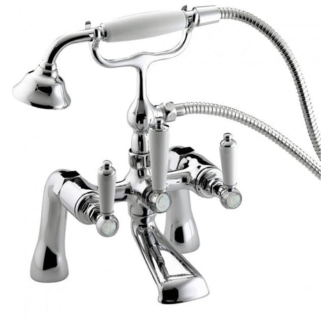 Bristan Renaissance Pillar Mounted Bath Shower Mixer Tap - Chrome - RS2 BSM C