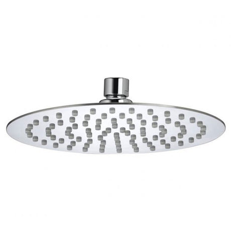 Bristan Slimline Contemporary Round Fixed Shower Head 200mm Diameter - Chrome - FH SLRD01 C