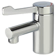 Bristan Solo2 Modern Copper Tails Basin Mixer Tap with Long Lever - Chrome - SOLO2-T3LL