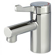 Bristan Solo2 Modern Round Basin Mixer Tap with Short Lever  - Chrome - SOLO2-T3SL