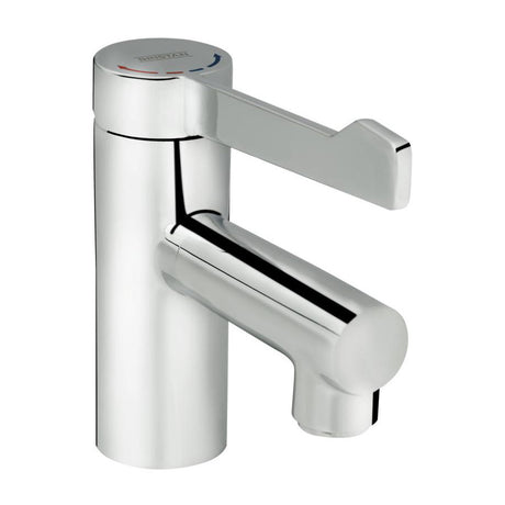 Bristan Solo Mono Basin Mixer Tap with Long Handle - Chrome - SOLO NM LL