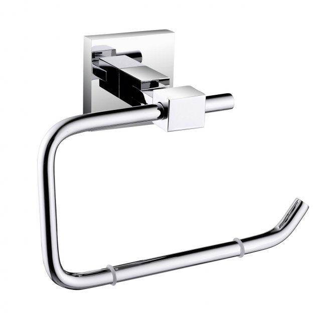 Bristan Modern Square Toilet Roll Holder - Chrome - SQ ROLL C