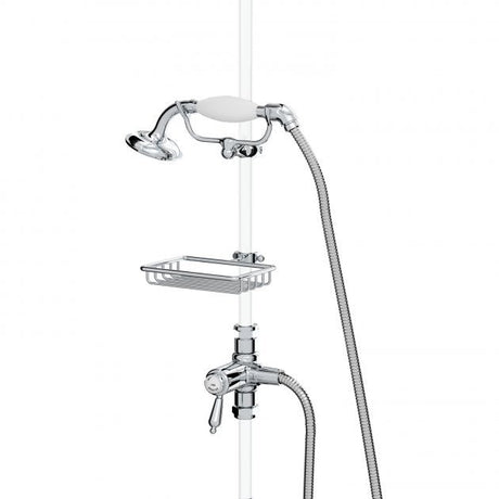 Bristan Traditional In-Line Diverter Kit Two Outlets - Chrome Plated - TD SDIV C