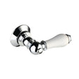 Bristan White Detail Traditional Cistern Lever - Chrome - W CL6 C WHT