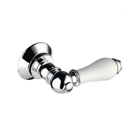 Bristan White Detail Traditional Cistern Lever - Chrome - W CL6 C WHT