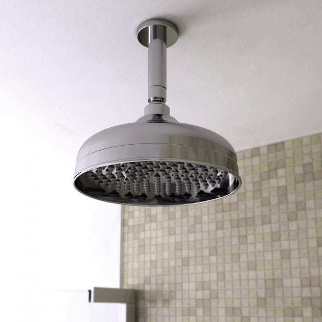 Bristan Traditional Round Fixed Shower Head 200mm Diameter - Chrome - 