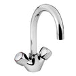 Bristan Value Club Monobloc Dual Handle Kitchen Sink Mixer Tap - Chrome - VAC2 SNK C MT