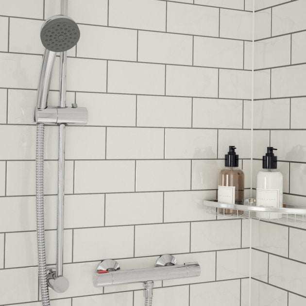 Bristan Zing Modern Cool Touch Bar Mixer Shower with Shower Kit - ZI S