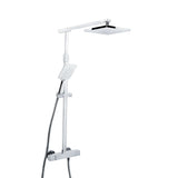 Bristan Quadrato Fixed Head FastFit Bar Mixer Shower with Shower Kit - Chrome - QD SHXDIVFF C