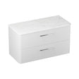 Britton Camberwell Carrara Marble Work Top 1000mm - White - CB100C
