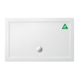 Britton Zamori Anti-Slip Rectangular Shower Tray 1400mm x 900mm - White - Z1178A