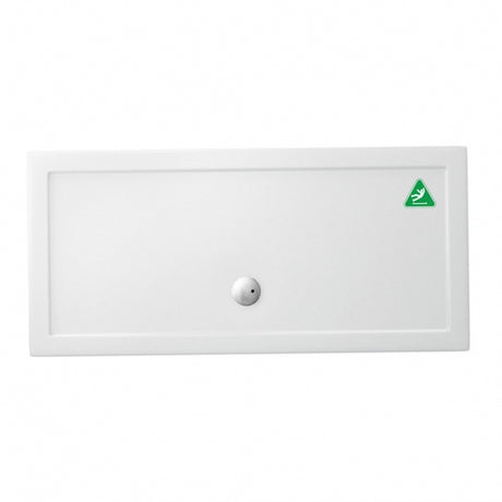 Britton Zamori Anti-Slip Rectangular Shower Tray 1700mm x 800mm - White - Z1185A