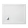 Britton Zamori Rectangular Shower Tray 1000mm x 800mm - White - Z1167