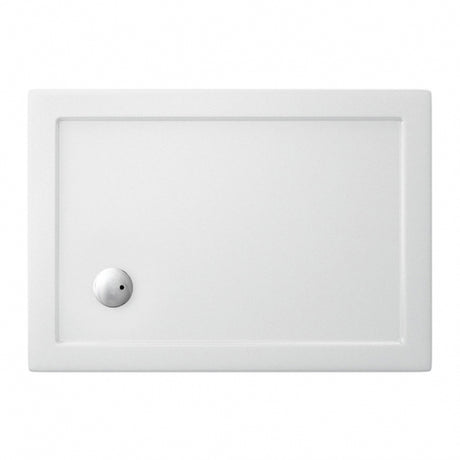 Britton Zamori Rectangular Shower Tray 1000mm x 700mm - White - Z1165