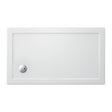 Britton Zamori Rectangular Shower Tray 1200mm x 700mm - White - Z1173