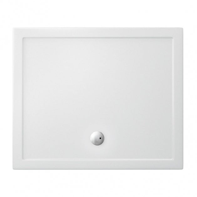 Britton Zamori Rectangular Shower Tray 1200mm x 1000mm - White - Z1230 - TAP 'N' SHOWER