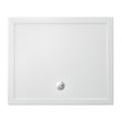 Britton Zamori Rectangular Shower Tray 1200mm x 900mm - White - Z1176
