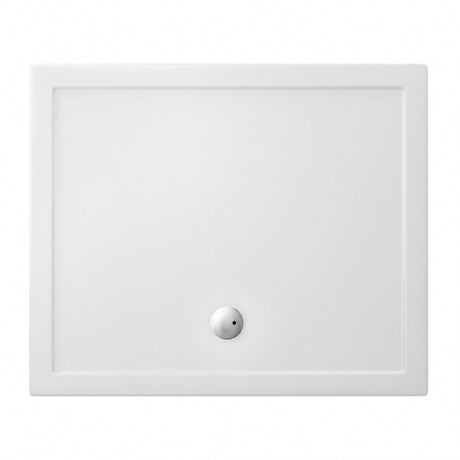 Britton Zamori Rectangular Shower Tray 1200mm x 900mm - White - Z1176
