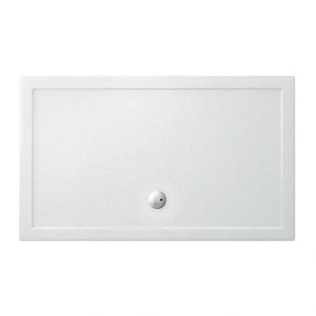 Britton Zamori Rectangular Shower Tray 1500mm x 900mm - White - Z1361