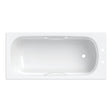 Twyford Celtic Bath 2 Tap Plain with Grips and Legs 1500×700 - White - BS1422WH - TAP 'N' SHOWER