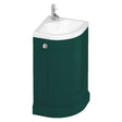 Burlington Freestanding Corner Vanity Unit 43cm - Matt Green - FC7MG