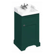 Burlington Classic Freestanding Vanity Unit 50cm - Matt Green - FC8MG