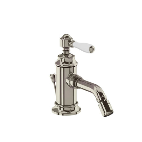 Burlington Arcade 1 Taphole Monobloc Bidet Mixer - Nickel - ARC2013NKL