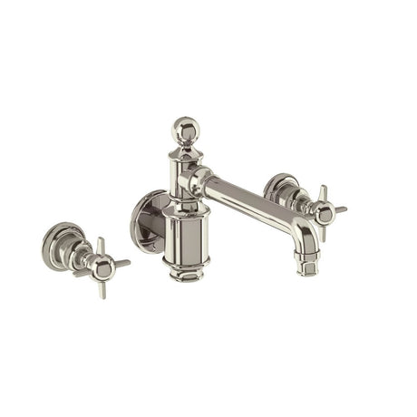Burlington Arcade Crosshead Tap Handle 64mm (Pair) Nickel - ARCHLN