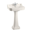 Burlington Edwardian Full Pedestal 680 x 290mm Medici Ivory (Basin & Brassware NOT Included) - P1M