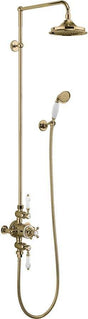 Burlington Avon Thermostatic Exposed Shower Valve 2 Outlet with Rigid 