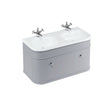 Burlington Chalfont Single Drawer Unit 1000mm - Matt Grey - CH100G