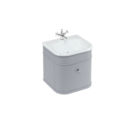Burlington Chalfont Single Drawer Unit 550mm - Matt Grey - CH55G