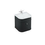 Burlington Chalfont Single Drawer Unit 550mm - Matt Black - CH55MB