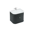 Burlington Chalfont Single Drawer Unit 650mm - Matt Black - CH65MB