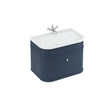 Burlington Chalfont Single Drawer Unit 750mm - Matt Blue - CH75B