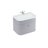 Burlington Chalfont Single Drawer Unit 750mm - Matt Grey - CH75G
