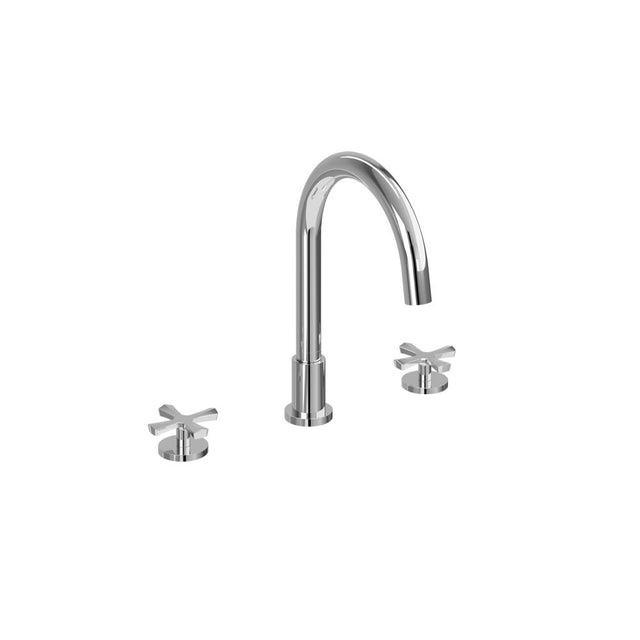 Burlington Riviera 3 Tapholes Deck Mounted Bath Filler - Chrome - RIV32CHR
