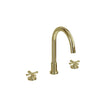 Burlington Riviera Deck Mounted Bath Filler 3 Tapholes - Gold - RIV32GOLD