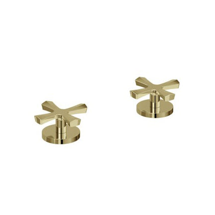Burlington Riviera Deck Mounted Panel Valves 2 Taphole - Gold - RIV34GOLD