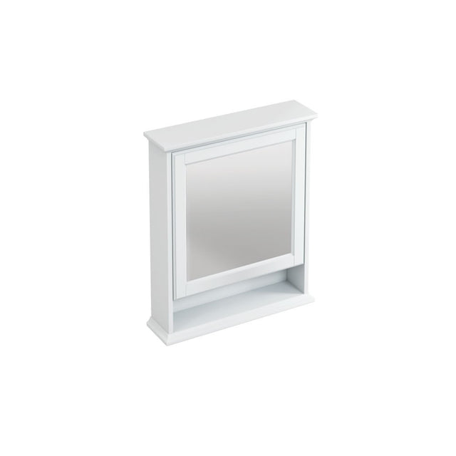 Burlington Mirror Cabinet with Single Door - Matt White - SM6015W