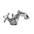 Burlington Stafford Quarter 1 Taphole Turn Basin Mixer with Pop-Up Waste - Chrome - STA11QT