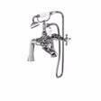 Burlington Stafford 2 Tapholes Quarter Turn Bath Shower Mixer Tap - Chrome - STA14QT