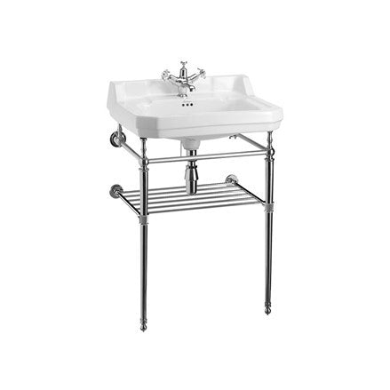 Burlington Optional Towel Rack (for 610mm Basin Wash Stand) Chrome - T23AS