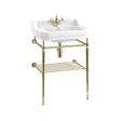 Burlington Optional Towel Rack (for 610mm Basin Wash Stand) Gold - T23ASGOLD