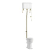 Burlington High Level WC Flush Pipe Kit (WC Pan & Cistern NOT Included) Gold - T30GOLD