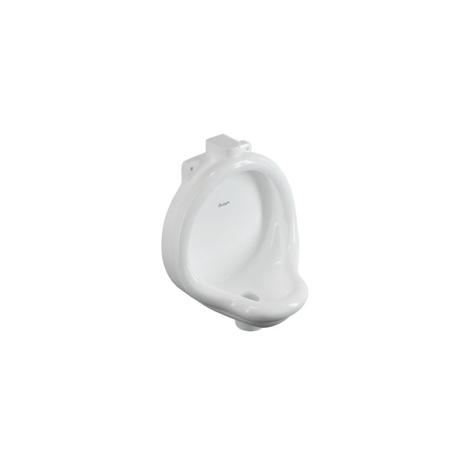 Burlington Garrick Waterless Urinal With Bracket - Gloss White - U1