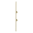 Burlington Arcade Extended Vertical Riser with Adjustable Wall Brackets - Gold - V22GOLD