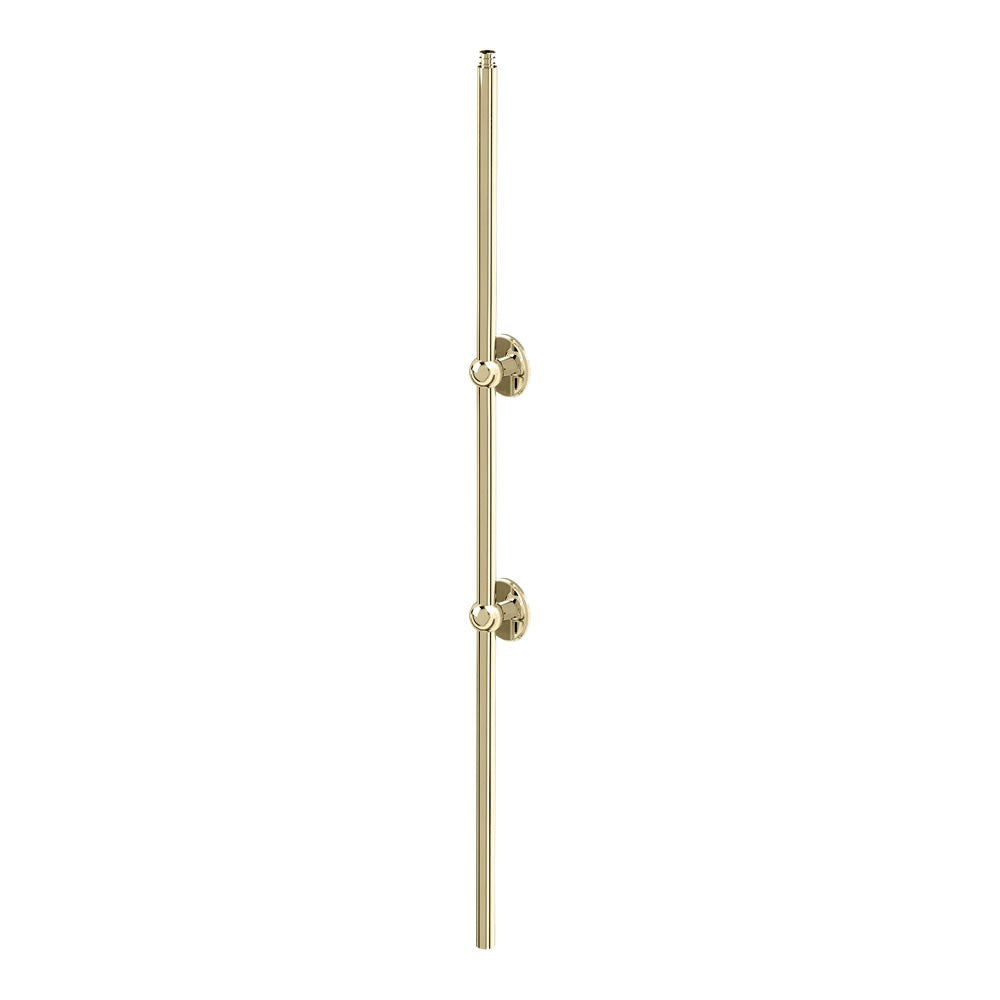 Burlington Arcade Extended Vertical Riser with Adjustable Wall Brackets - Gold - V22GOLD