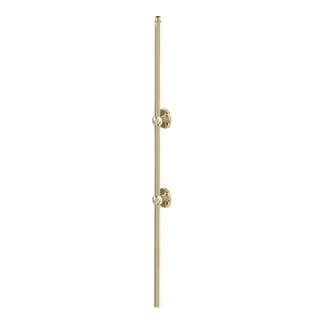 Burlington Arcade Extended Vertical Riser with Adjustable Wall Brackets - Gold - V22GOLD