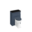 Burlington WC Unit with Concealed Cistern & Ceramic Lever 600mm - Blue - W60B